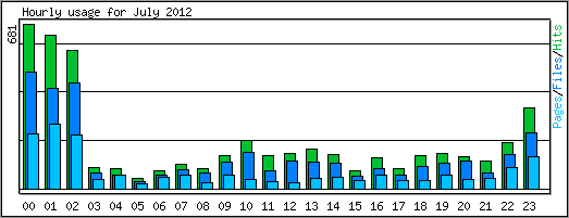 Hourly usage