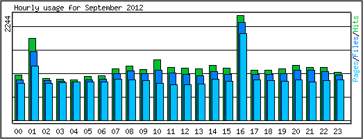 Hourly usage