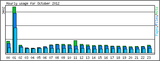 Hourly usage