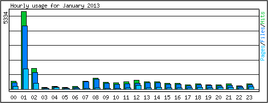 Hourly usage