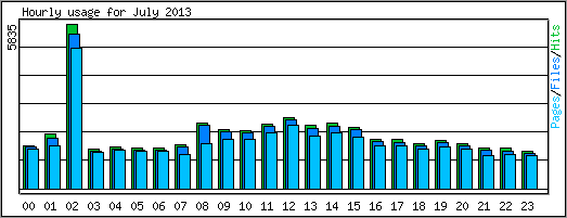 Hourly usage