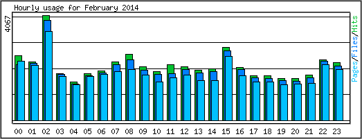 Hourly usage