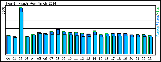 Hourly usage