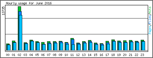 Hourly usage