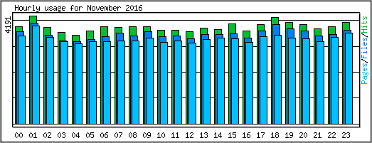 Hourly usage